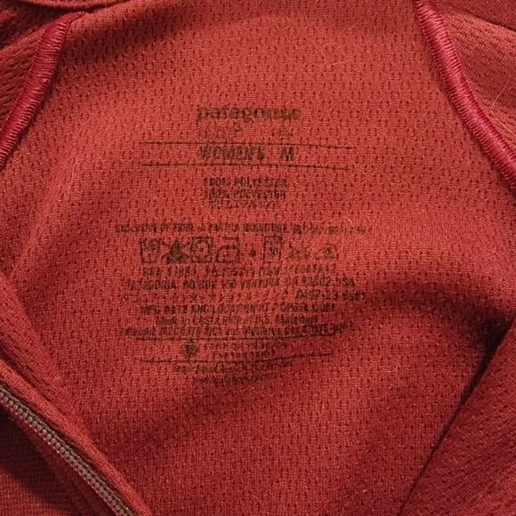 Patagonia Performance Baselayer Capilene Quarter Zip Mock-Neck Pullover Top M - Picture 4 of 4